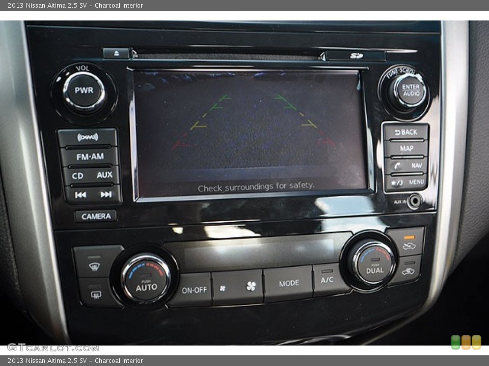 Charcoal Interior Controls for the 2013 Nissan Altima 2.5 SV #71133075