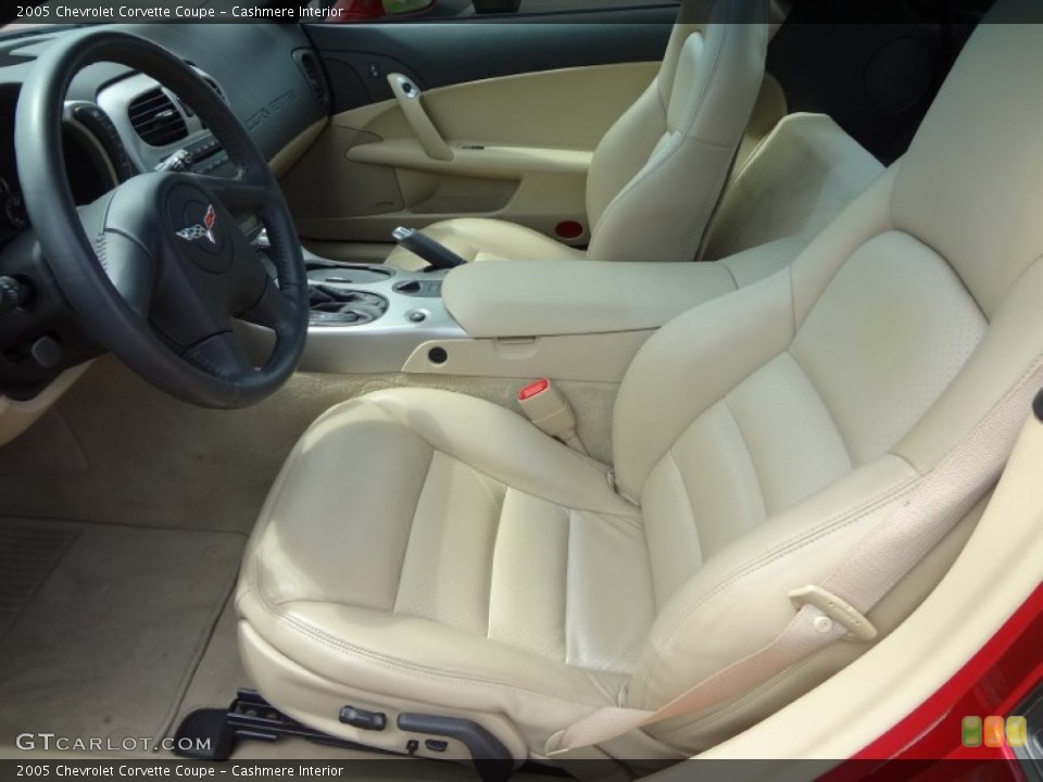 Cashmere Interior Front Seat for the 2005 Chevrolet Corvette Coupe #71134749