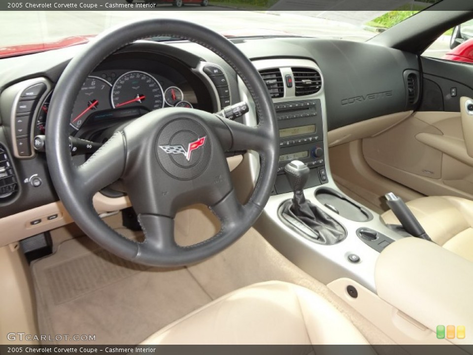 Cashmere Interior Prime Interior for the 2005 Chevrolet Corvette Coupe #71134758