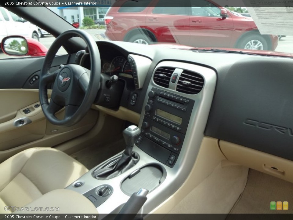 Cashmere Interior Dashboard for the 2005 Chevrolet Corvette Coupe #71134806