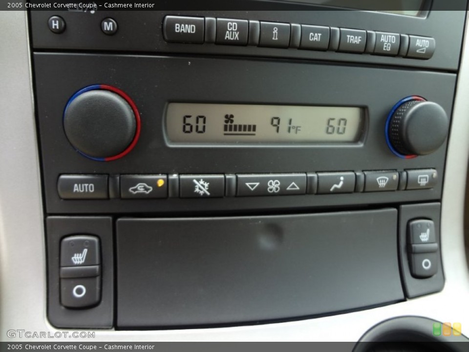 Cashmere Interior Controls for the 2005 Chevrolet Corvette Coupe #71134902