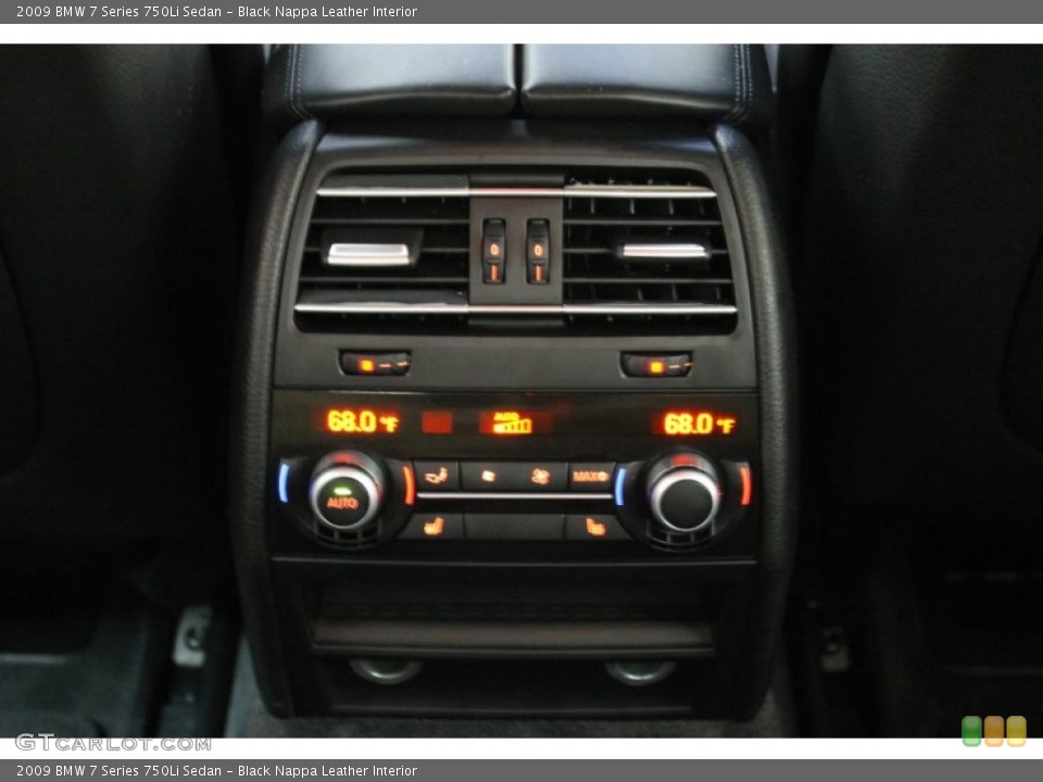 Black Nappa Leather Interior Controls for the 2009 BMW 7 Series 750Li Sedan #71136814