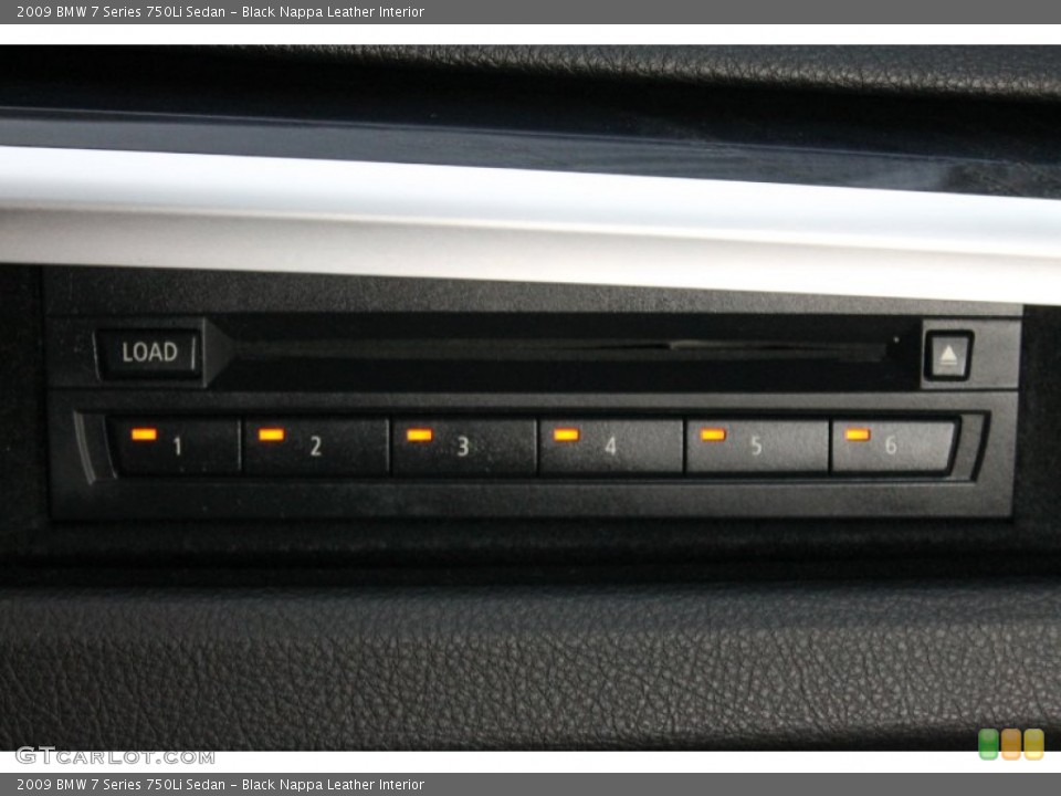 Black Nappa Leather Interior Controls for the 2009 BMW 7 Series 750Li Sedan #71136882