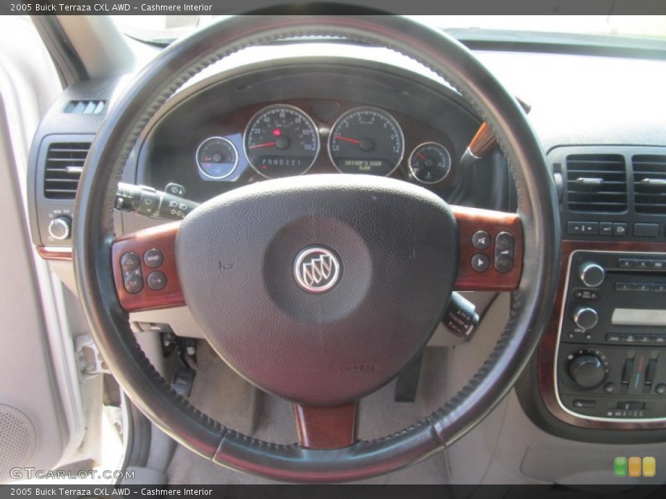 Cashmere Interior Steering Wheel for the 2005 Buick Terraza CXL AWD #71138307