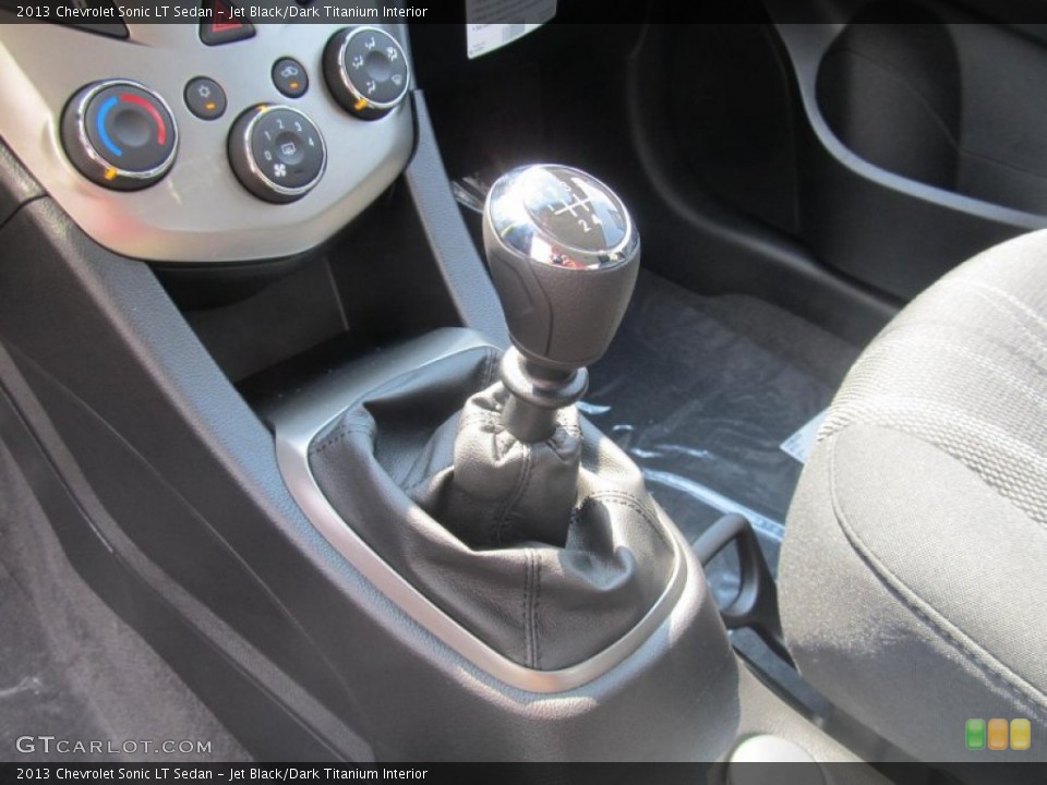 Jet Black/Dark Titanium Interior Transmission for the 2013 Chevrolet Sonic LT Sedan #71139408