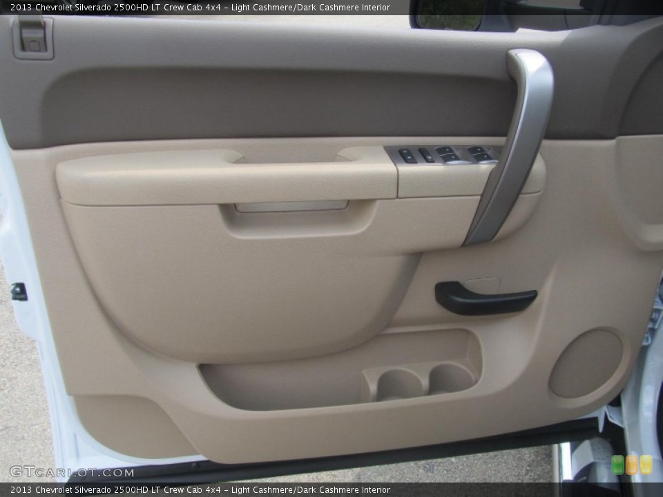 Light Cashmere/Dark Cashmere Interior Door Panel for the 2013 Chevrolet Silverado 2500HD LT Crew Cab 4x4 #71140284