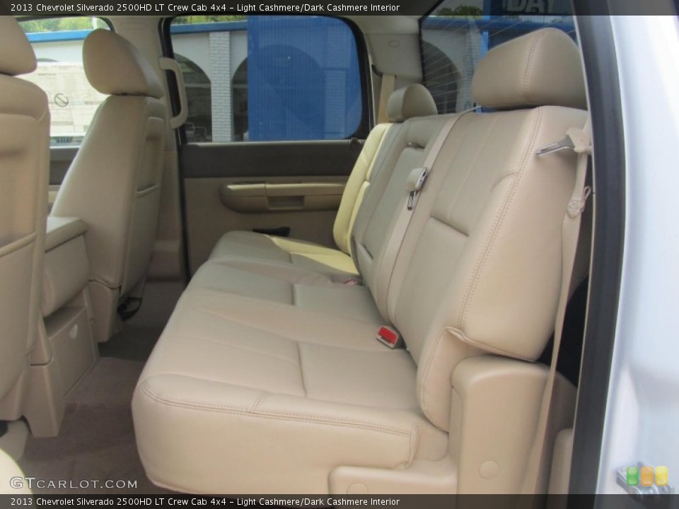 Light Cashmere/Dark Cashmere Interior Rear Seat for the 2013 Chevrolet Silverado 2500HD LT Crew Cab 4x4 #71140299