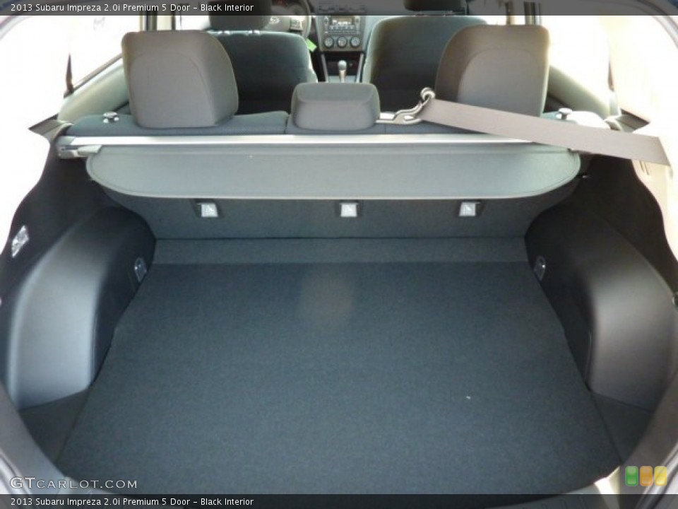 Black Interior Trunk for the 2013 Subaru Impreza 2.0i Premium 5 Door #71140536