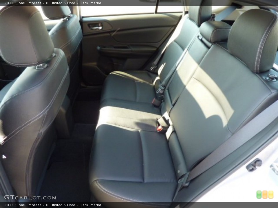 Black Interior Rear Seat for the 2013 Subaru Impreza 2.0i Limited 5 Door #71140719