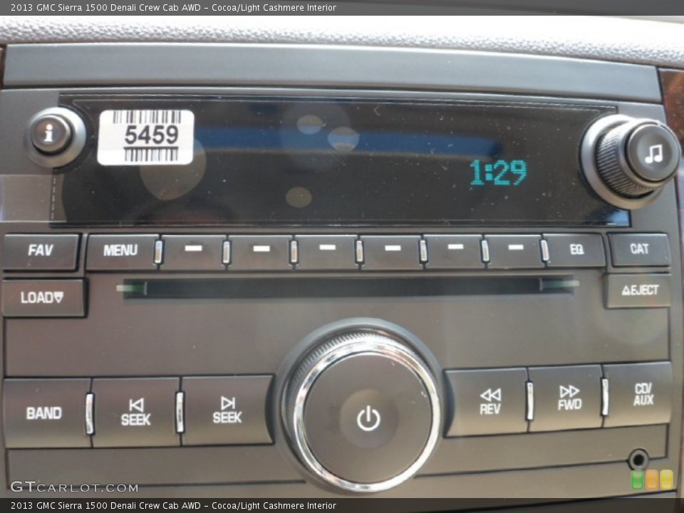 Cocoa/Light Cashmere Interior Audio System for the 2013 GMC Sierra 1500 Denali Crew Cab AWD #71141513