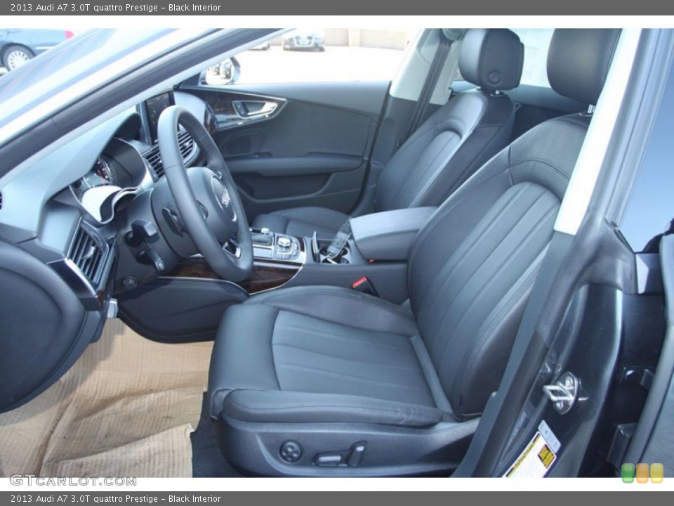 Black Interior Front Seat for the 2013 Audi A7 3.0T quattro Prestige #71143734