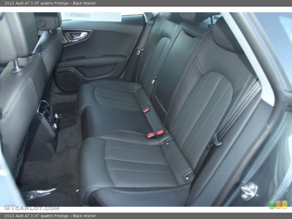 Black Interior Rear Seat for the 2013 Audi A7 3.0T quattro Prestige #71143743
