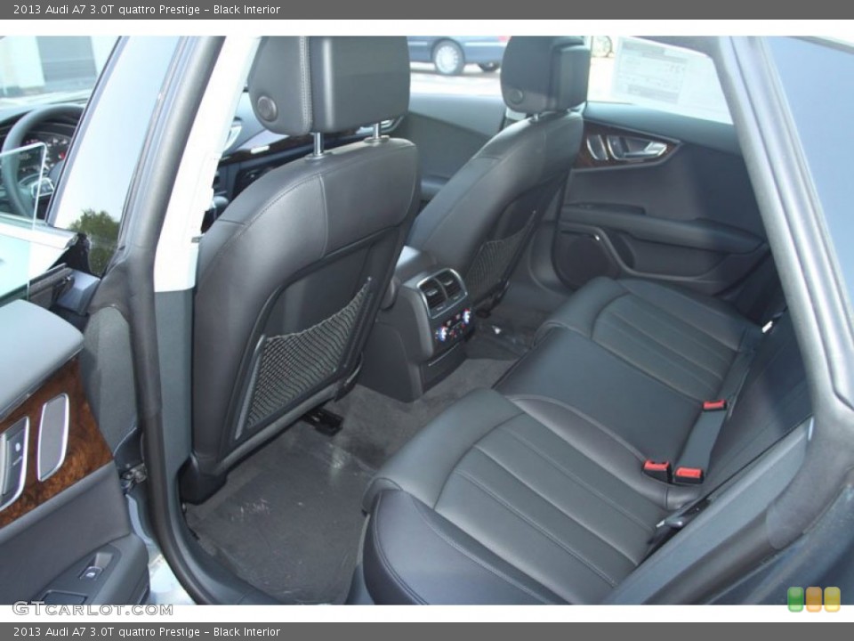 Black Interior Rear Seat for the 2013 Audi A7 3.0T quattro Prestige #71143752