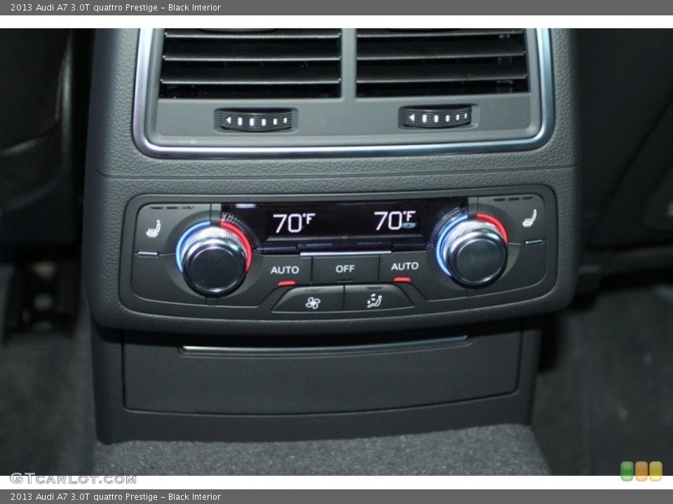 Black Interior Controls for the 2013 Audi A7 3.0T quattro Prestige #71143761
