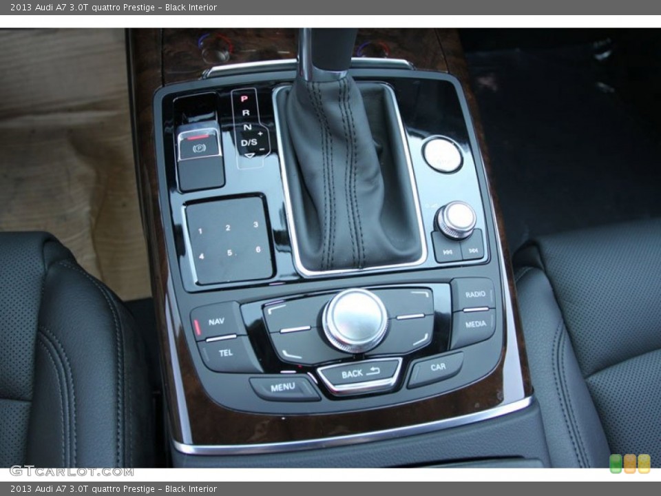 Black Interior Controls for the 2013 Audi A7 3.0T quattro Prestige #71143785