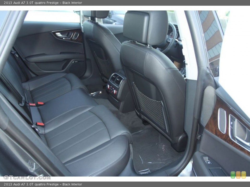 Black Interior Rear Seat for the 2013 Audi A7 3.0T quattro Prestige #71143837