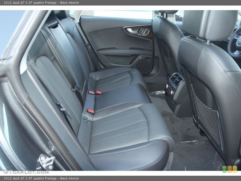 Black Interior Rear Seat for the 2013 Audi A7 3.0T quattro Prestige #71143845