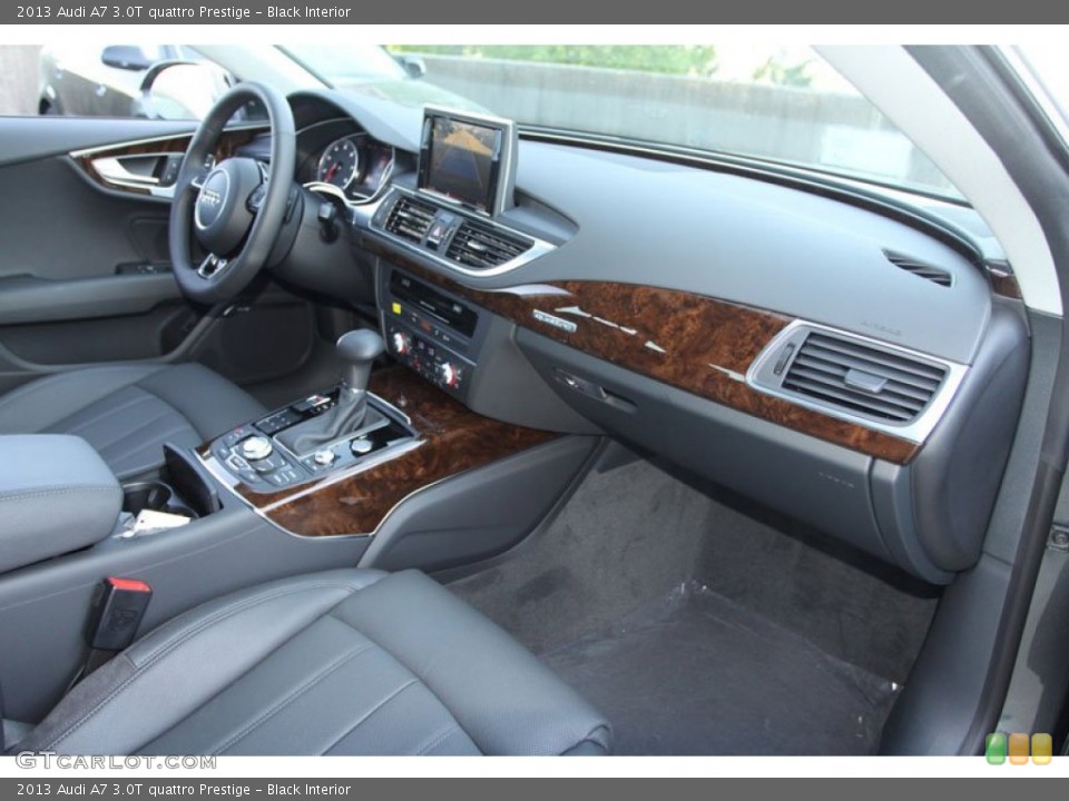 Black Interior Dashboard for the 2013 Audi A7 3.0T quattro Prestige #71143854