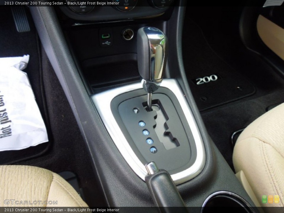 Black/Light Frost Beige Interior Transmission for the 2013 Chrysler 200 Touring Sedan #71144130