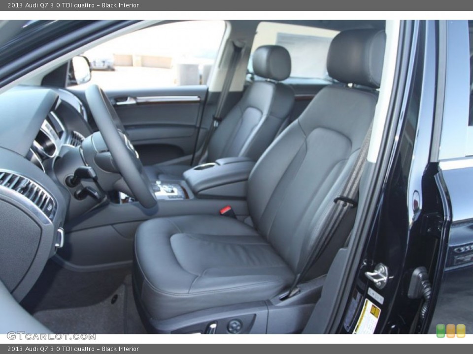 Black Interior Front Seat for the 2013 Audi Q7 3.0 TDI quattro #71144730