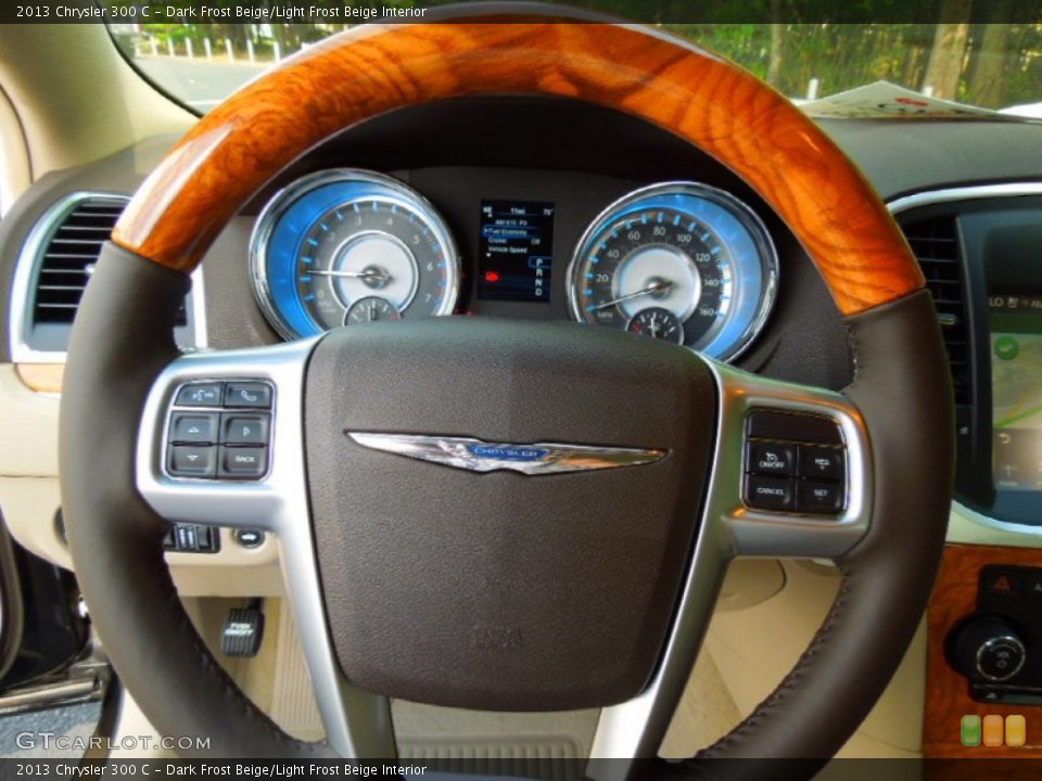 Dark Frost Beige/Light Frost Beige Interior Steering Wheel for the 2013 Chrysler 300 C #71145084