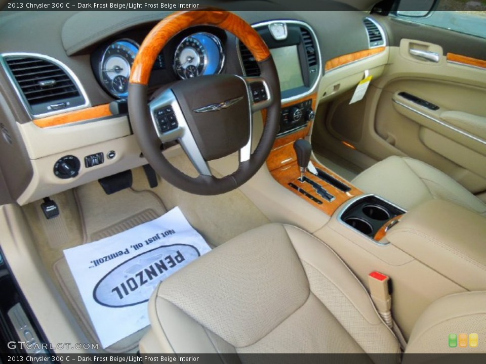 Dark Frost Beige/Light Frost Beige Interior Prime Interior for the 2013 Chrysler 300 C #71145204