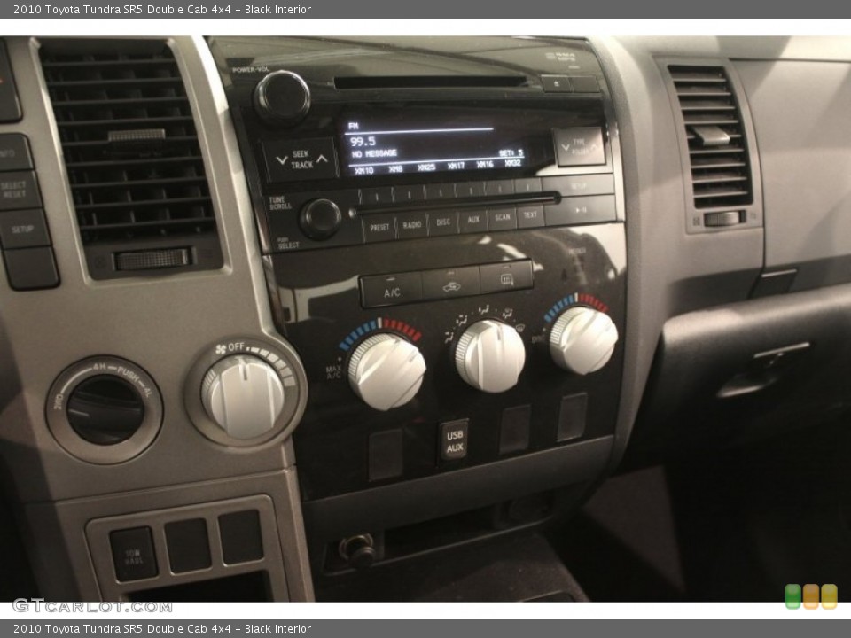 Black Interior Controls for the 2010 Toyota Tundra SR5 Double Cab 4x4 #71147604