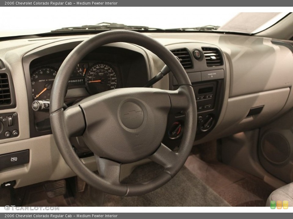 Medium Pewter Interior Dashboard for the 2006 Chevrolet Colorado Regular Cab #71147955