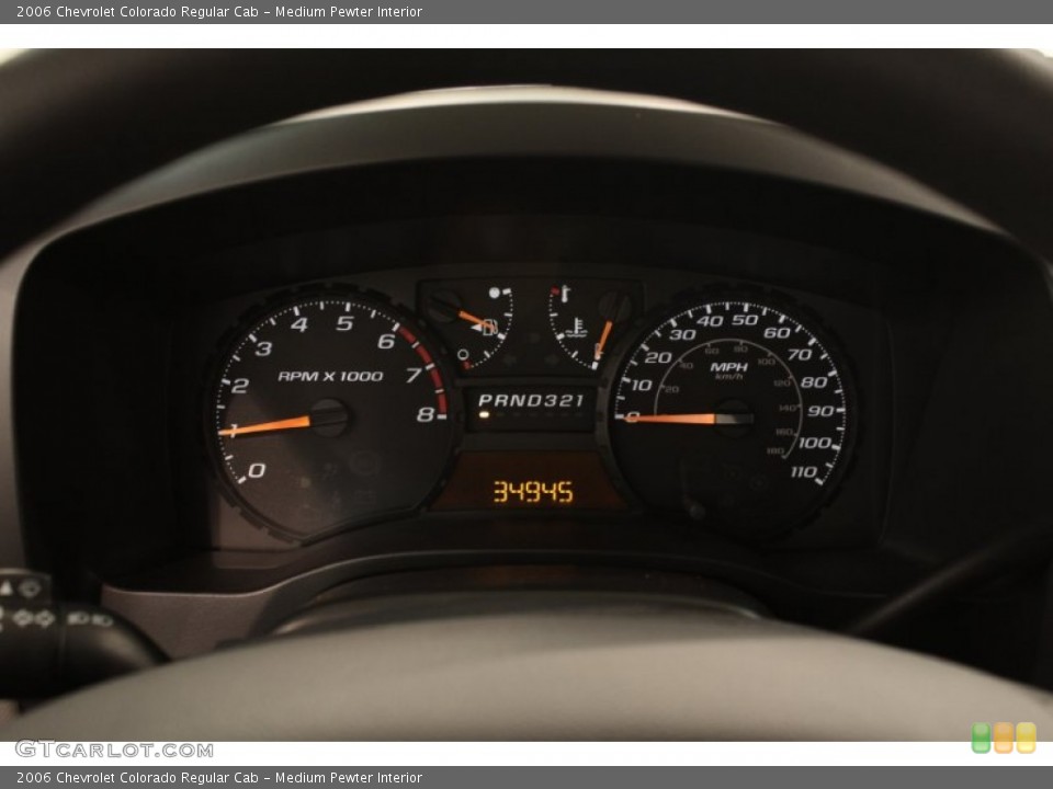 Medium Pewter Interior Gauges for the 2006 Chevrolet Colorado Regular Cab #71147973