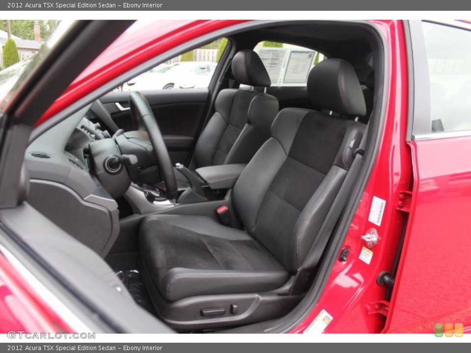 Ebony Interior Front Seat for the 2012 Acura TSX Special Edition Sedan #71149883