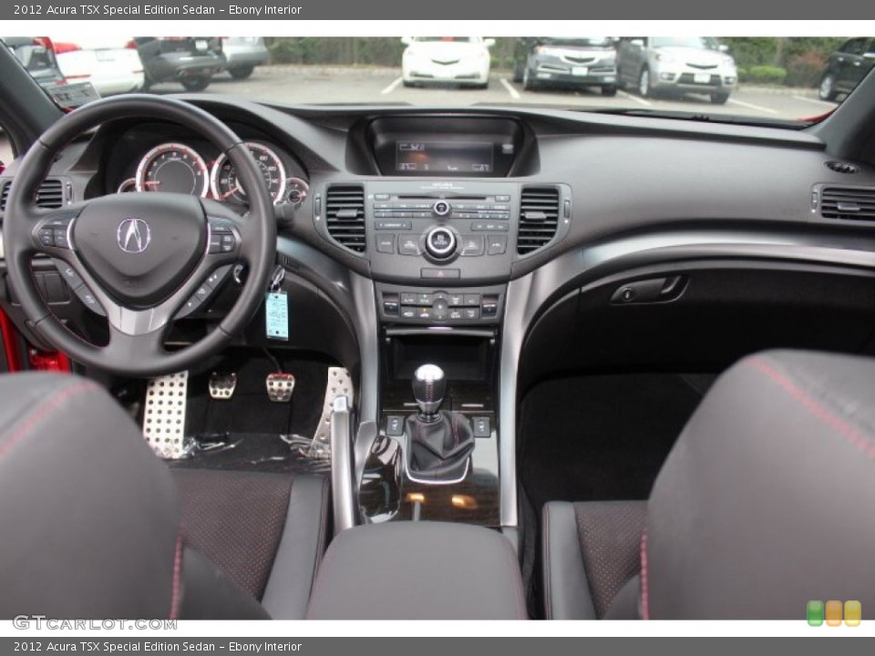 Ebony Interior Dashboard for the 2012 Acura TSX Special Edition Sedan #71149890