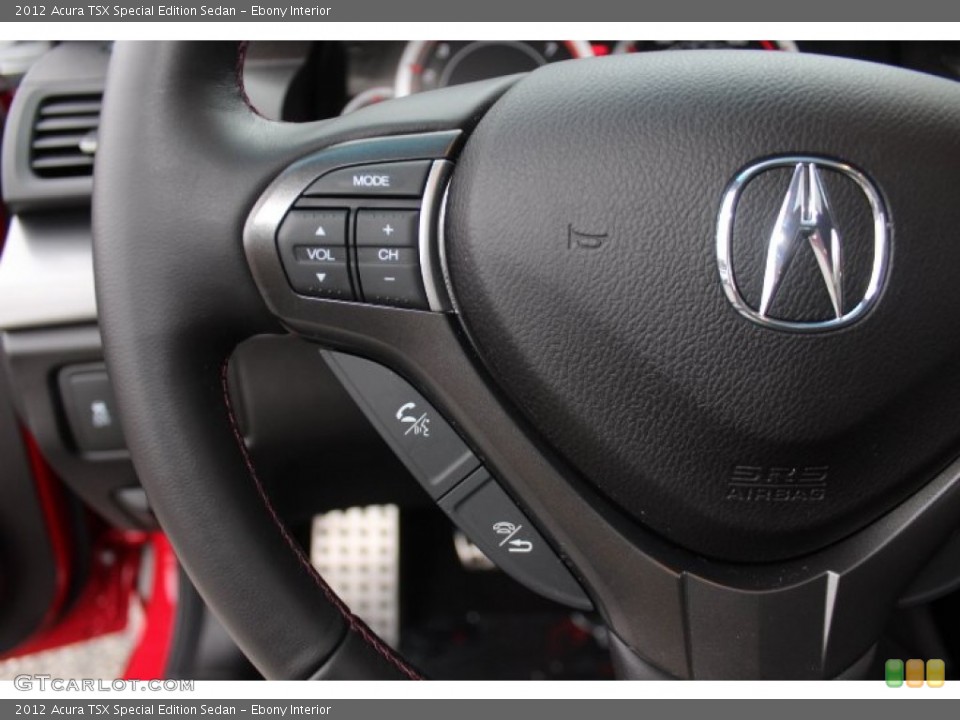 Ebony Interior Controls for the 2012 Acura TSX Special Edition Sedan #71149923