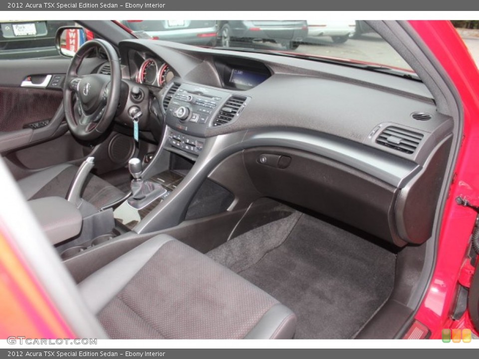Ebony Interior Dashboard for the 2012 Acura TSX Special Edition Sedan #71149989
