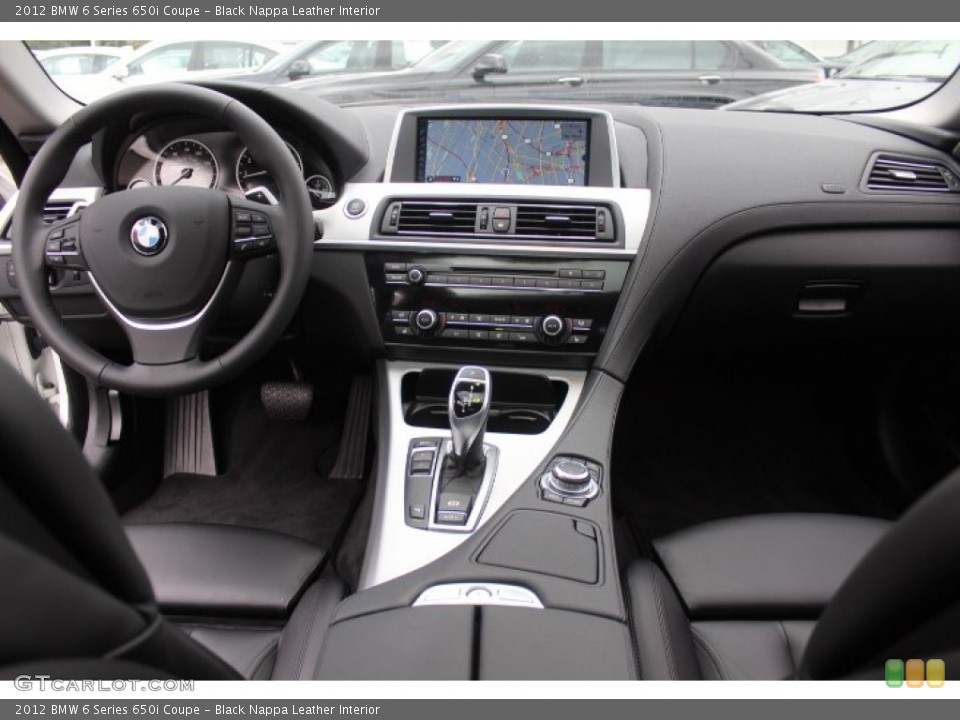 Black Nappa Leather Interior Dashboard for the 2012 BMW 6 Series 650i Coupe #71151867