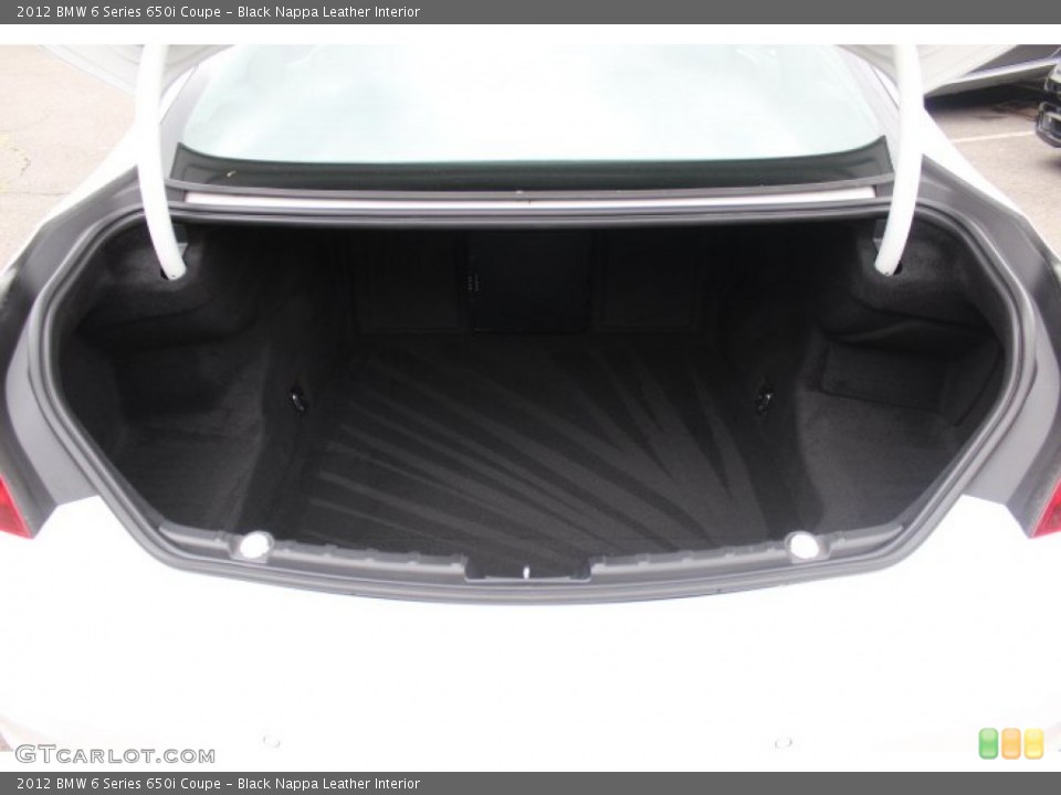Black Nappa Leather Interior Trunk for the 2012 BMW 6 Series 650i Coupe #71151930