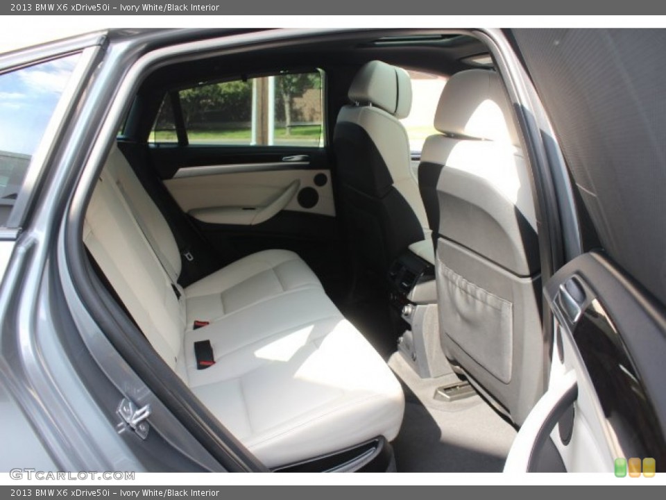 Ivory White/Black Interior Photo for the 2013 BMW X6 xDrive50i #71152803
