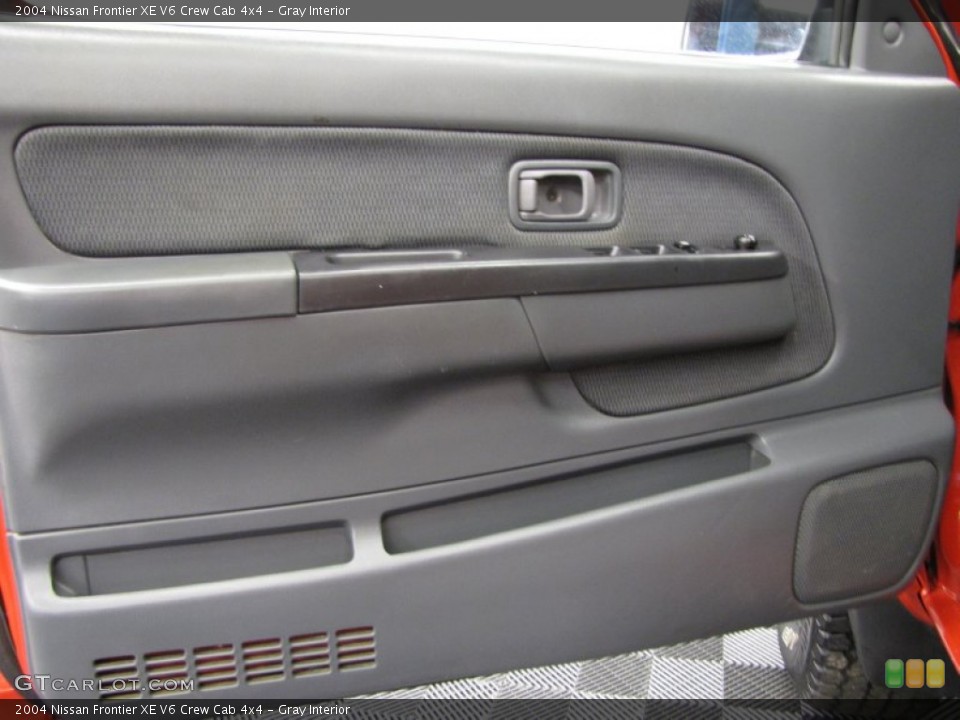 Gray Interior Door Panel for the 2004 Nissan Frontier XE V6 Crew Cab 4x4 #71153505