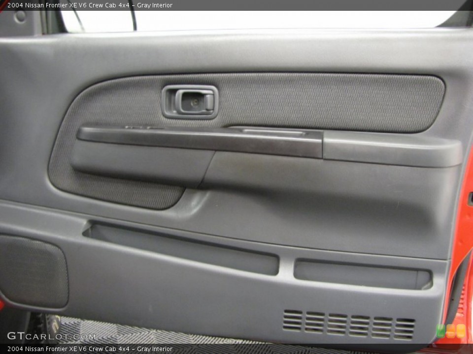 Gray Interior Door Panel for the 2004 Nissan Frontier XE V6 Crew Cab 4x4 #71153538