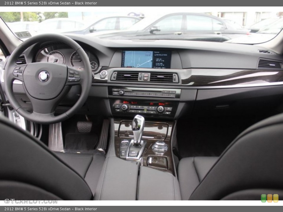 Black Interior Dashboard for the 2012 BMW 5 Series 528i xDrive Sedan #71154460