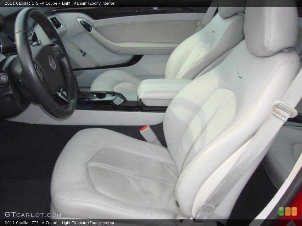 Light Titanium/Ebony Interior Front Seat for the 2011 Cadillac CTS -V Coupe #71155035