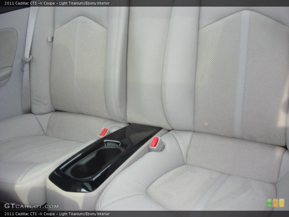 Light Titanium/Ebony Interior Rear Seat for the 2011 Cadillac CTS -V Coupe #71155041
