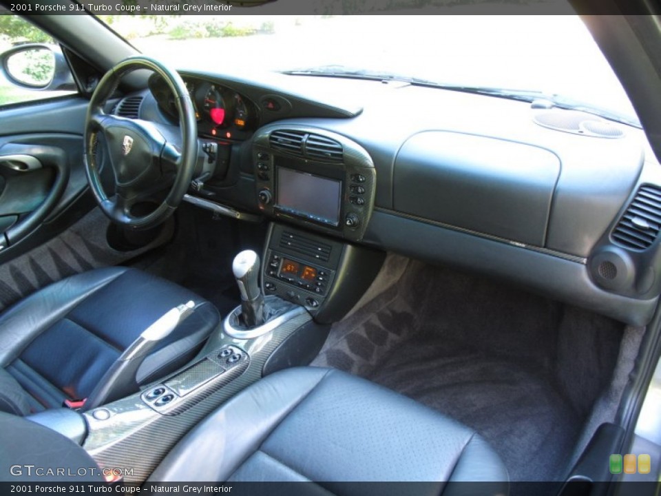 Natural Grey Interior Dashboard for the 2001 Porsche 911 Turbo Coupe #71155590