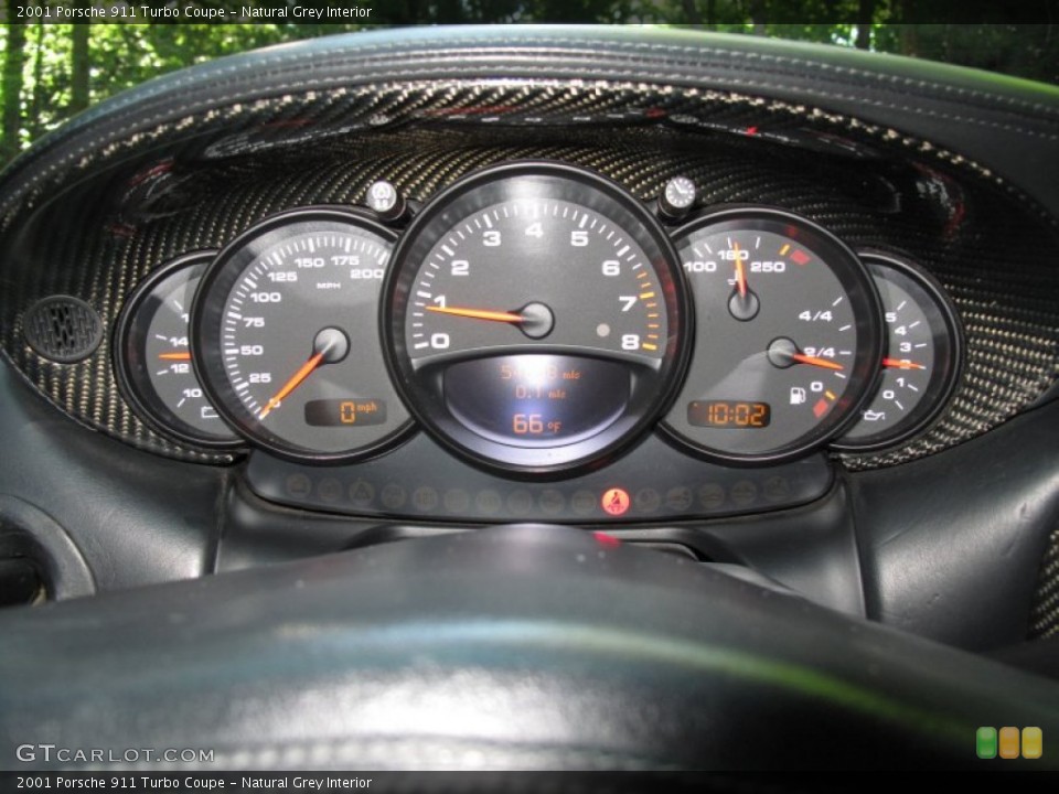 Natural Grey Interior Gauges for the 2001 Porsche 911 Turbo Coupe #71155635