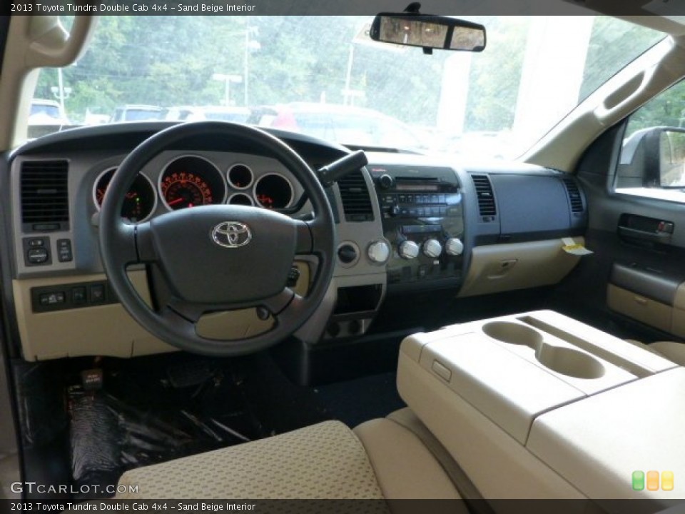 Sand Beige Interior Photo for the 2013 Toyota Tundra Double Cab 4x4 #71158551