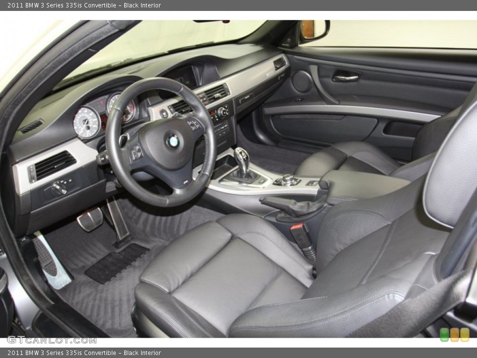 Black Interior Prime Interior for the 2011 BMW 3 Series 335is Convertible #71158923