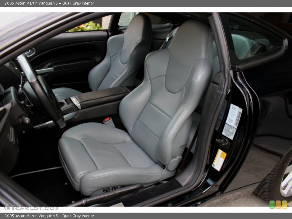 Quail Gray Interior Front Seat for the 2005 Aston Martin Vanquish S #71160123
