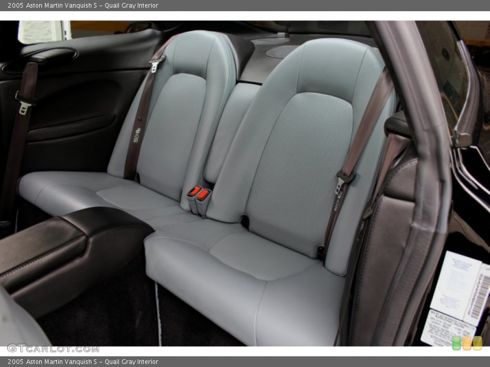Quail Gray Interior Rear Seat for the 2005 Aston Martin Vanquish S #71160132