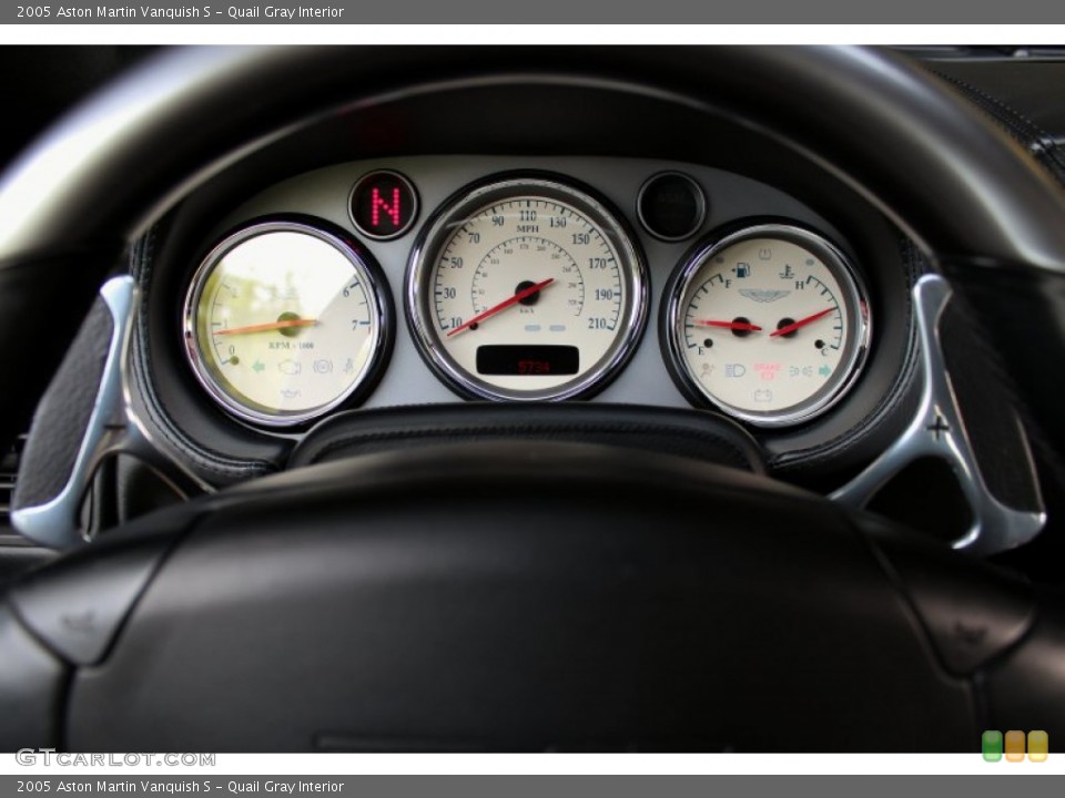 Quail Gray Interior Gauges for the 2005 Aston Martin Vanquish S #71160237