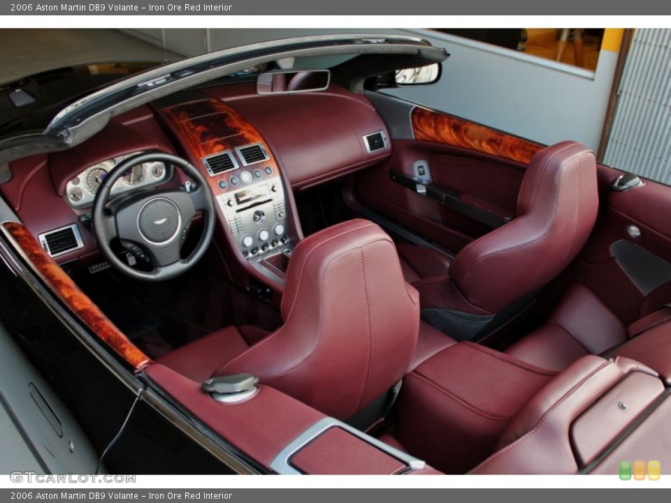 Iron Ore Red Interior Photo for the 2006 Aston Martin DB9 Volante #71160594