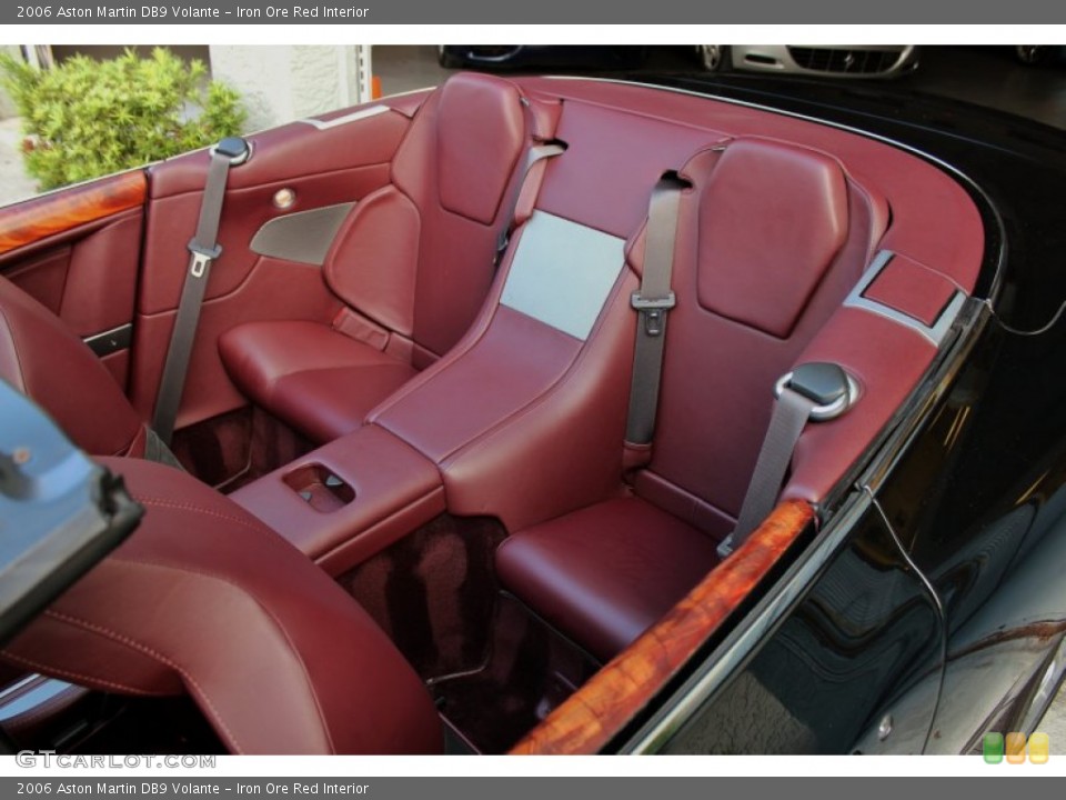 Iron Ore Red Interior Rear Seat for the 2006 Aston Martin DB9 Volante #71160603